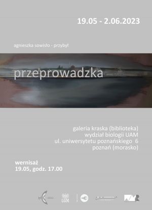 Wystawa PRZEPROWADZKA / Agnieszka Sowisło – Przybył: wernisaż 19 maja o godz 17.00