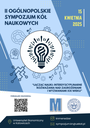 II Ogólnopolskie Sympozjum Kół Naukowych pt. Łącząc Nauki: Interdyscyplinarne Rozważania nad Zagrożeniami i Wyzwaniami XXI Wieku